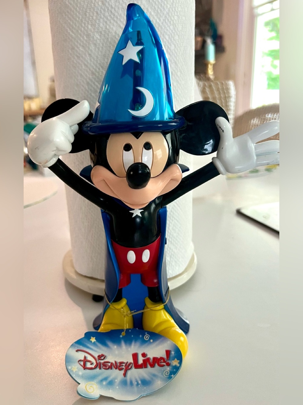 Light Up Sorcerer Mickey Disney Live Vintage Souvenir Bright & Pristine